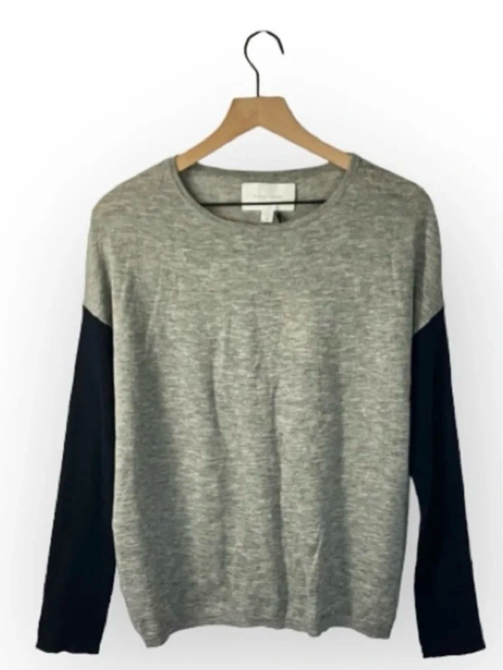 Brochu Walker Contrast Sleeve Crew Neck Sweater Medium